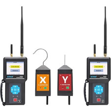 Zangenstrommesser, ETCR1500A Remote drahtlose Hochspannungsphase -Detektor auf elektrische Stromleitungen unter 50 angelegt 0KV Mit Datenspeicherfunktion Alarmsystem,Elektrowerkzeuge und -tester