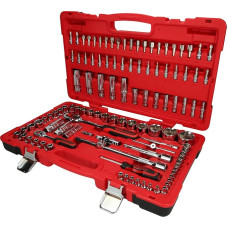 1/4 inch + 1/2 inch Chromeplus socket spanner set, 110 pieces