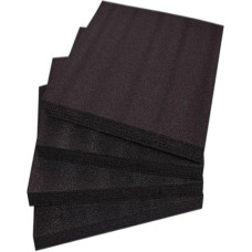 Schaumstoff-Pad aus Baumwolle, Blumenmuster, stoßfest, Expressverpackung, Schaumstoff-Pad, 1 m x 1 m x 5 mm, dick und langlebig, Weiß