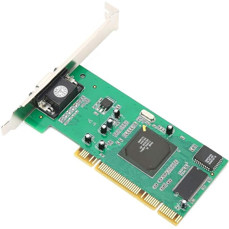 T opiky PCI grafinė kortelė VGA PCI 8MB 32 bitų stacionaraus kompiuterio modulio plokštė Priedai Multi Display ATI Rage XL