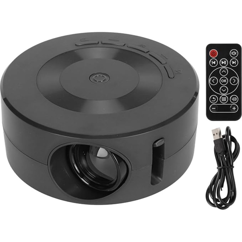 Projektorius, nešiojamasis 1080P Full HD projektorius, namų kino projektorius, suderinamas su 