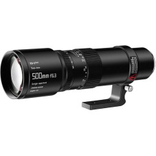 TTArtisan 500mm F6.3 teleobjektyvas su metaliniu korpusu, suderinamas su Sony E-Mount (Full Frame) juoda