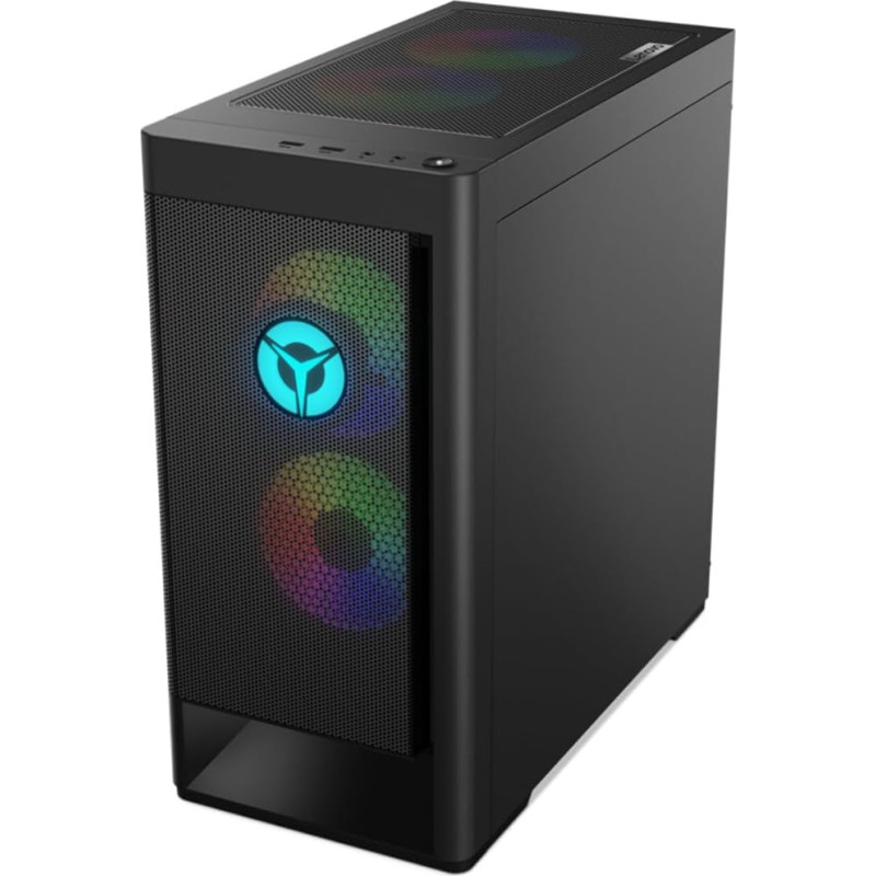 Lenovo Legion Tower 5 Gaming Desktop PC (Intel Core i7-12700F, 16GB RAM, 1TB SSD, NVIDIA GeForce RTX 3070 8GB, Windows 11 Home) Black + Premium Care + Keyboard + Mouse Black