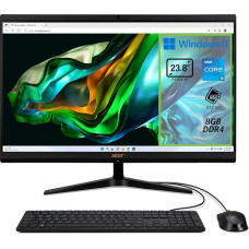 Acer Aspire C24 - 1800 Desktop PC, Intel Core i5 Processor - 12450H, RAM 8GB DDR4, 512GB SSD, Display 23.8