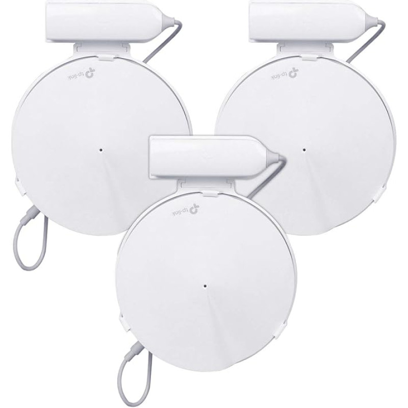 Becemuru Wall Mount Stand Holder, Huafly WiFi Holder with System Excellent Cable Management for Deco M9 Plus WiFi (Pack of 3)