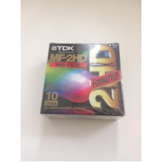 TDK 10x MF2HD 2GB 3,5 colio diskelis