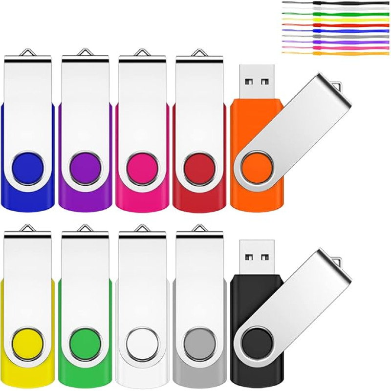 2 GB USB atmintinė, JEVDES USB atmintinės, 10 atmintinių, 2 GB USB 2.0 atmintinė, USB atmintinė, USB atmintinė, 