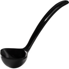 Hendi Melamine sauce ladle 0.4L capacity 170mm long black - 563649