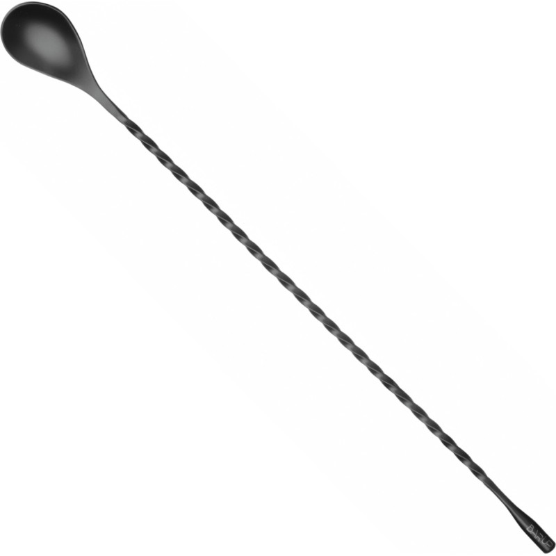 Bar Up Bar spoon for drinks cocktails long 385 x 35 mm - black