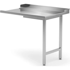 Hendi Indaplovės išpylimo stalas 1000 x 700 x 850 mm - dešinėje
