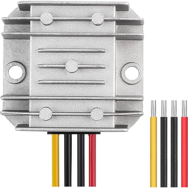 DC 12V Step Up to 24V 3A 72W DC Voltage Booster Converter Power Converter Waterproof Module Transformer for Golf Cart Club Car