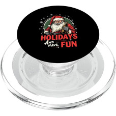 HOLIDAYS AND HAVE FUN Weihnachtsmann, Feiertage PopSockets PopGrip für MagSafe