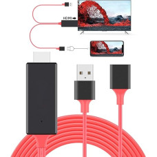 HDMI ir USB adapterio laidas, skirtas 
