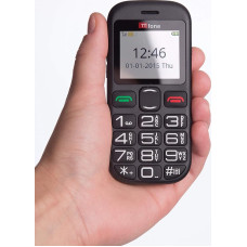 TTfone Jupiter 2 TT850 Didelis mygtukas Paprastas mobilusis telefonas vyresnio amžiaus žmonėms SOS avarinis mygtukas (GIFF Gaff)