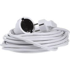 5 Metre Power Cable 16A 250V~2P+E Extension Cable H05VV-F 3G1.5 mm² - Extension Schucko/Extension Plug White (5 Metres)