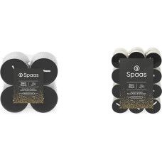 Spaas Maxi-Duftteelichter (8 Stück, 10 Stunden) und Duftteelichter (24 Stück, 4,5 Stunden), Warm Woods