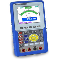 Peaktech 1195 Handheld Oscilloscope/Multimeter Oscilloscope 100 MHz / 2 CH with Digital Multimeter with Universal Case for Measuring Devices, P 1195