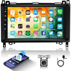 1G + 32G Android 13 automobilinis radijas Mercedes Benz A/B klasės W169 W245 B160 B170 B180 B200 W639 Vito Viano W906 Sprinter 9 colių automobilinis radijas su GPS WiFi Mirror Link Bluetooth FM/RDS/SWC galinio vaizdo kamera