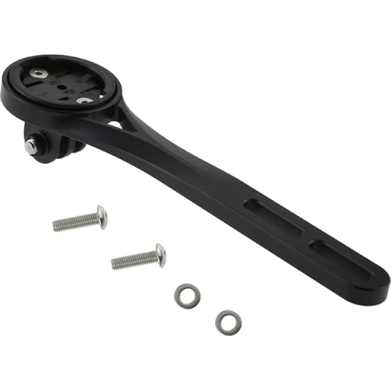Surieen Out Front Mount, dviračių kompiuterio išplėstinis laikiklis Dviračių vairo laikiklis Elemnt Bolt Mount, suderinamas su Garmin Edge 25 130 200 200 500 510 520 800 810 820 1000 1030