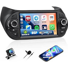 CAMECHO 4+64G 7 colių DSP automobilinis radijas 