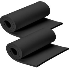 MEARCOOH 2 Rollen Eva Foam 8mm, EVA Schaumstoff Schwarz, 35.5x99cm mit hoher Dichte 86kg/m3 EVA Foam Cosplay für Kunsthandwerk Kostüm DIY Projekt