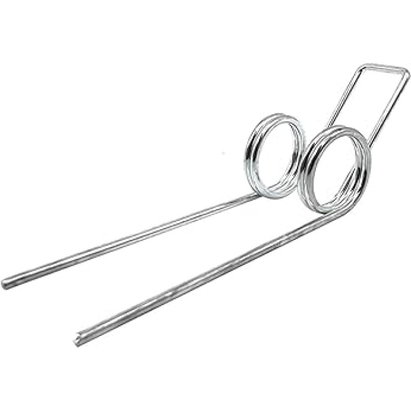 Zugfeder-Sortiment, Federn-Ersatz, Drahtdurchmesser 1,0 mm Federstahl-Doppeltorsionsfeder (Größe: 10 Stück)