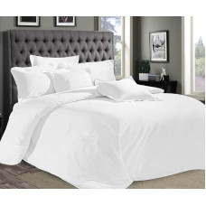 Egipto medvilnės 800 siūlų skaičiaus baltas viešbučio patalynės komplektas Paprastas vienkartinis antklodės užvalkalas