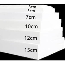 Putų paminkštinimas, 3/5/7/7/10/10/12/15 cm aukščio 45D didelio tankio putų plokštė, skirta vidaus lauko baldų 