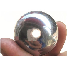 Gręžti plieniniai rutuliukai, plieniniai rutuliukai su skylutėmis, nerūdijančio plieno rutuliukai, 3-50 mm per skylę rutuliukai, perforuoti rutuliukai, 45 mm x 5 mm per skylę [pakuotė po 3]