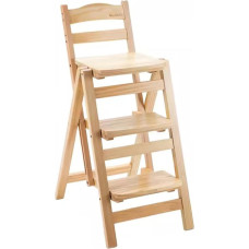 Žingsninės kopėčios, 3 žingsniai, sulankstomos, virtuvės laiptų taburetės suaugusiesiems, sulankstomos baro taburetės su atlošu, medinės staltiesės kėdės