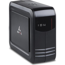 EPYC® ION UPS for Computers, MAC, and Active PFC Power Supplies, UPS, Uninterruptible Power Supply, UPS for Game Consoles and Gaming PCs, 800VA / 480 Watt, 3x Schuko Outputs, Offline UPS, 230 V