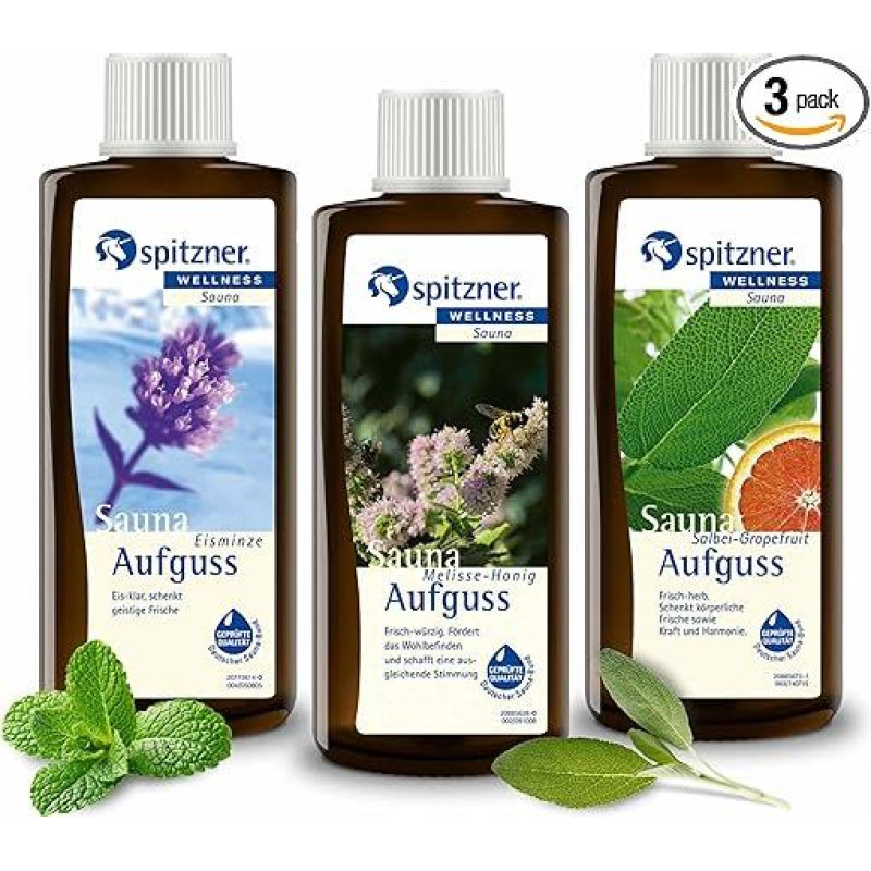 Žolelių pirties užpilas: (3x190 ml) iš Spitzner