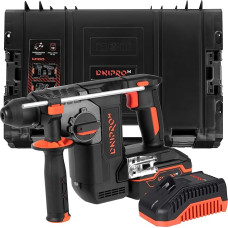 DHR-202BC ULTRA akumuliatorinis 20V bešepetėlinis gręžtuvas su šepetėliu (1 x 4Ah akumuliatorius, įkroviklis, 