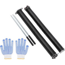 Torsionfeder für Garagentore, Stahlspule und Aluminiumkegel, 218-Ersatz, Stabiles Öffnen und Schließen, Elektrophoretische Beschichtung, Wärmebehandlung (mit Geringem Gewicht,