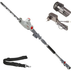 IKRA IATHS 1241 Cordless Telescopic Hedge Trimmer with Battery and Charger, Cutting Angle Adjustment up to 135°