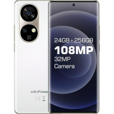 Ulefone Note 17 Pro Mobile Phone, Smartphone Without Contract, 24GB RAM + 256GB ROM, 108MP + 32MP Camera with 6.78 Inch Screen, 5050mAh Android 13 Smartphone Dual SIM 4G/OTG White