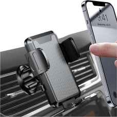 JNNJ Mobile Phone Holder Car, Adjustable 360 Degree Rotatable Adjustable Stand Car Mobile Phone Holder, Universal Car Phone Holder for All Mobile Phones (Carbon Fibre)