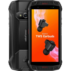 Ulefone Armor 15 Outdoor Smartphone (Built-in TWS Headphones), Android 12, Dual Stereo Speakers, 5.45 Inch HD+ IP68 Robust Mobile Phone without Contract, Helio G35 6GB+128GB, 16MP+13MP +12MP, NFC FM