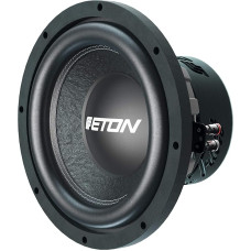 ETON PW 10: Powerful 25 cm / 10 inch long stroke woofer, bass for car, bass speaker with ferrite magnet, handmade paper membrane, 2 x 2 ohm double voice coil, 1000 watts