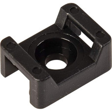 GTSE Screw Mount Cable Tie Base for Cable Ties up to 13mm Width 6mm (M6) Pack of 100 Black
