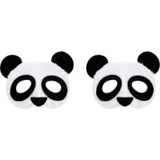 WIDMANN Unisex Plush Panda Eye Mask