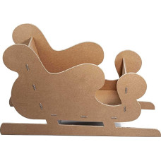 Christmas Gift Cardboard Sleigh