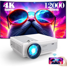 Staratlas Projector, Full HD 1080P Projector, Bluetooth Projector 4K Support, Portable Mini Projector Home Cinema, Home/Outdoor Projector Compatible with Smartphone/HDMI/USB/AV/Fire Stick/PS5