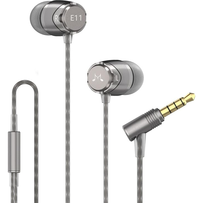 SoundMAGIC E11 High-Fidelity In-Ear Headphones with Soundproof Noise Reduction, Headset