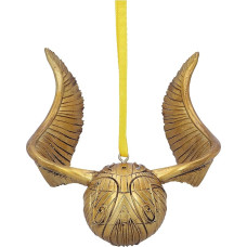 Nemesis Now Harry Potter Golden Snitch Quidditch Birthday Hanging Ornament, Officially Licensed Product, Gold, B5623T1, One Size