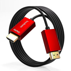 huaham 8K HDMI 2.1 Fibre Optic Cable 10 m 48 Gbps Ultra High Speed Cable Support 8K@60 4K@120 eARC RTX 3090 HDCP 2.2 & 2.3 Dolby Compatible with PS5/Xbox Series X/Blu-Ray/TV Box/HDTV/Projector