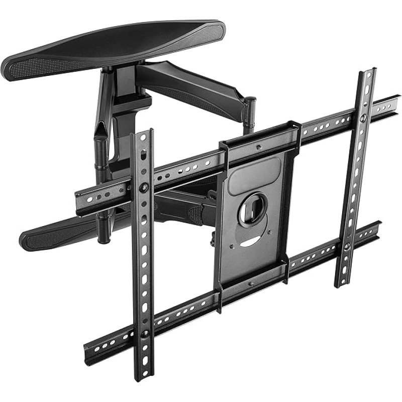 Poppstar TV Wall Mount Swivelling Extra Strong 40 Inch - 75 Inch for Flat and Curved Monitors up to 45.5 kg (VESA Max. 600 x 400) Tilting Rotating TV Mount