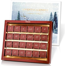 Pralinenbote - Chocolates Advent Calendar 2023 with 24 Handmade Chocolates of German Chocolatiers, the Chocolates Gift (Advent Calendar)