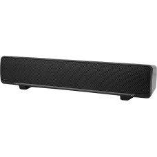 Annadue PC Soundbar Speaker, Wired Computer Gaming Speaker, Soundbar with Surround Stereo, Music Player, Bass Surround Sound Box, 3.5 mm Input for PC Mobile Phones, Tablets (Black)