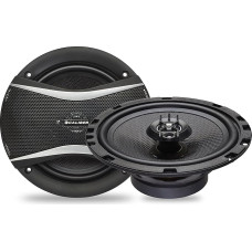 Caliber Car Speaker Set 120 W - Set of 2 Car Speakers - Diameter 16.5 cm - Coaxial Speaker - Includes Mounting Material - Black - 6.5 Inches